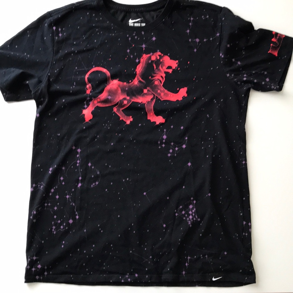 Nike Lebron zodiac Lion t shirt dri - fit